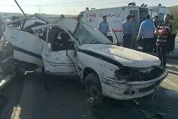 برخورد دو خودرو، مرگ یک جوان و مصدومیت پنج نفر دیگر در شرق تهران
