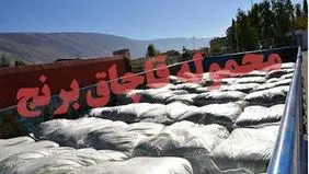 توقیف کامیون حامل بیش از ۲۷ تُن برنج فاقد مجوز در شیراز