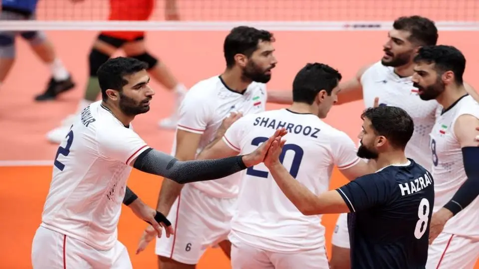 کسب اولین طلای کاروان ایران توسط تیم ملی والیبال