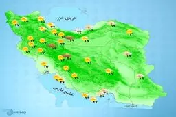 وضعیت آب و هوا، امروز ۱۶ آبان ۱۴۰۲ / بارش باران در شمال و جنوب کشور

