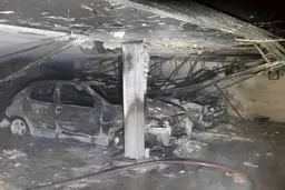 جزئیات آتش سوزی ساختمان چهار طبقه در بزرگراه رسالت تهران اعلام شد