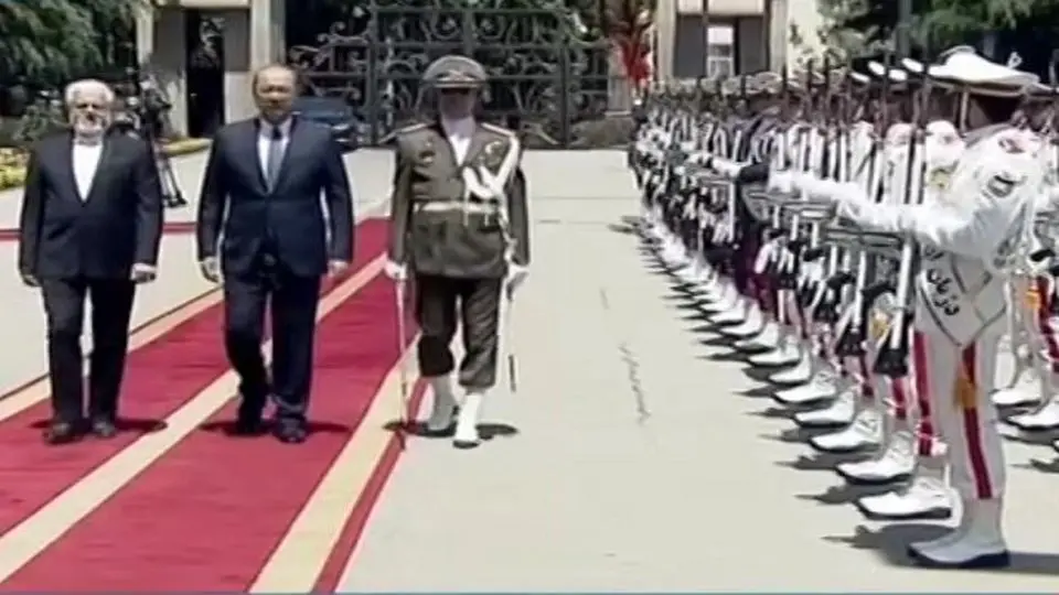 استقبال عارف از نخستوزیر ازبکستان