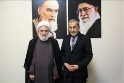 دیدار  ولایتی با معاون دبیر کل حزب الله لبنان