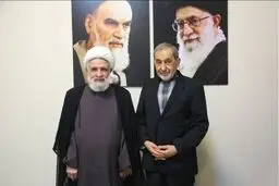 دیدار  ولایتی با معاون دبیر کل حزب الله لبنان