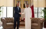 Iran top diplomat meets Qatar PM, FM in Doha visit