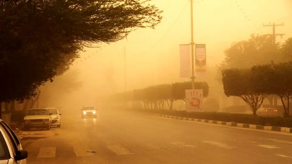 هشدار نارنجی هواشناسی نسبت به خیزش گردوخاک در 13 استان