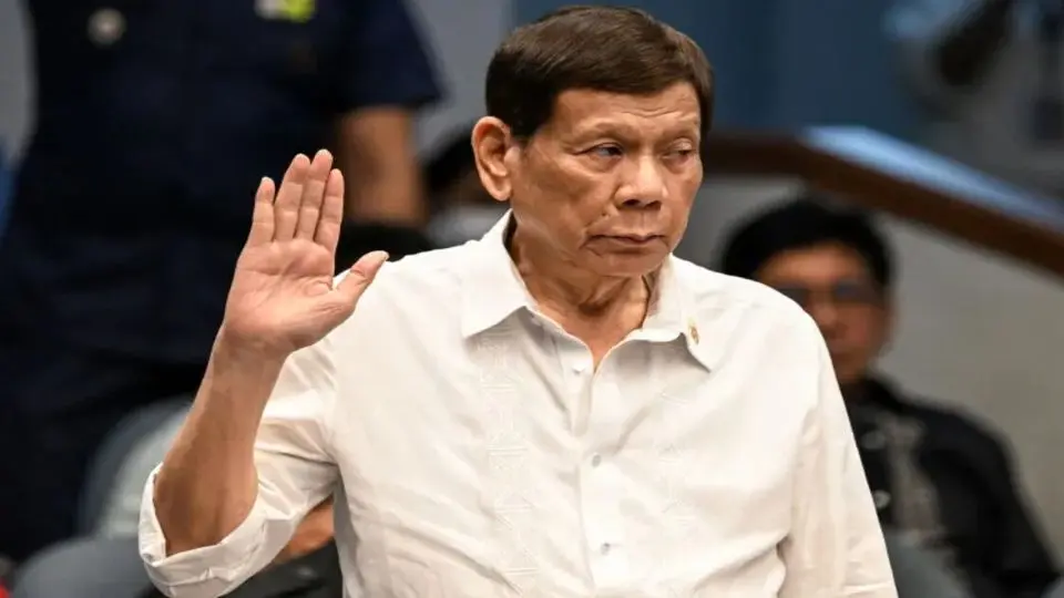 Former Philippine leader Duterte on flight to The Hague to face ICC charges