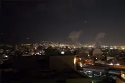 مقابله پدافند تهران با حملات امشب اسرائیل + ویدئو