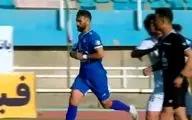 گل اول استقلال خوزستان به ملوان توسط شهباززاده  + ویدئو