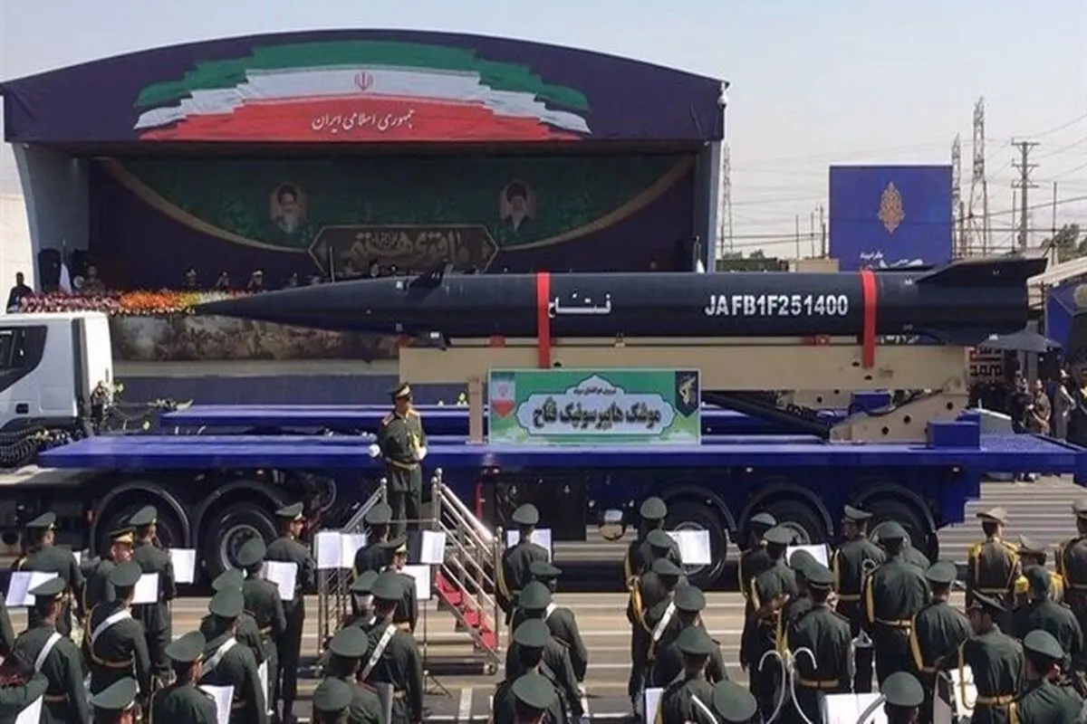 Missiles, drones put on display in Tehran parade