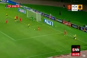 تیر دروازه پرسپولیس لرزید؛ شوت عسگری وارد دروازه نیازمند نشد + ویدئو
