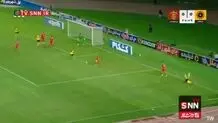 تیر دروازه پرسپولیس لرزید؛ شوت عسگری وارد دروازه نیازمند نشد + ویدئو
