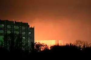 حملات سنگین پهپادی و موشکی روسیه به پایتخت اوکراین