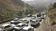 ترافیک سنگین در جاده چالوس / بارش پراکنده باران در محورهای گیلان و مازندران