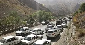 جاده چالوس یکطرفه شد