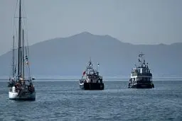 کشتی صمود از ایتالیا به سمت غزه حرکت می کند