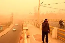 بستری ۶۲ نفر در پی وقوع گردوغبار در خوزستان