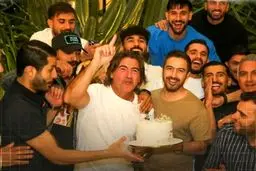 غافلگیری ساپینتو در محل تمرین استقلال برای روز تولدش + عکس