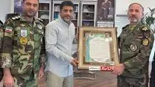 تقدیر فرمانده ارتش از علیرضا دبیر