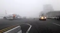 مه غلیظ پروازهای فرودگاه اهواز را به تعویق انداخت