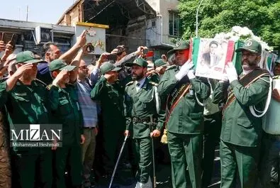 مراسم تشییع «حمیدرضا الداغی» در سبزوار