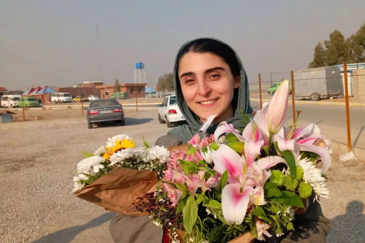 «صبا شعردوست» به طور موقت از زندان آزاد شد