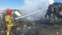 آتش‌سوزی گسترده در جاده پیربازار / میزان آسیب اعلام شد