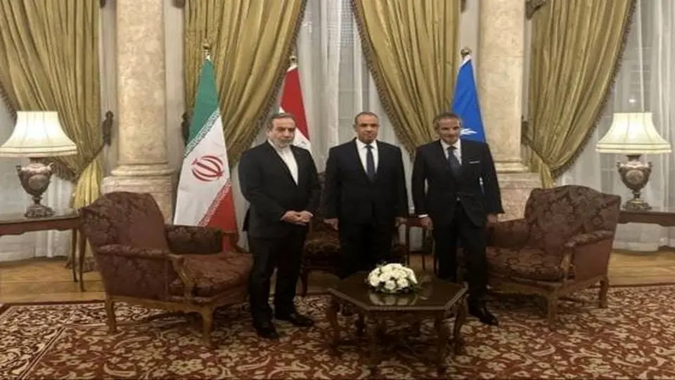 دیدار سهجانبه میان عراقچی، عبدالعاطی و گروسی در قاهره