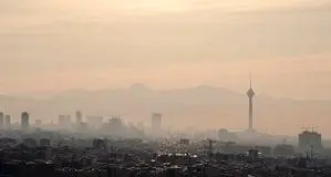 کیفیت هوای تهران در وضعیت ناسالم

