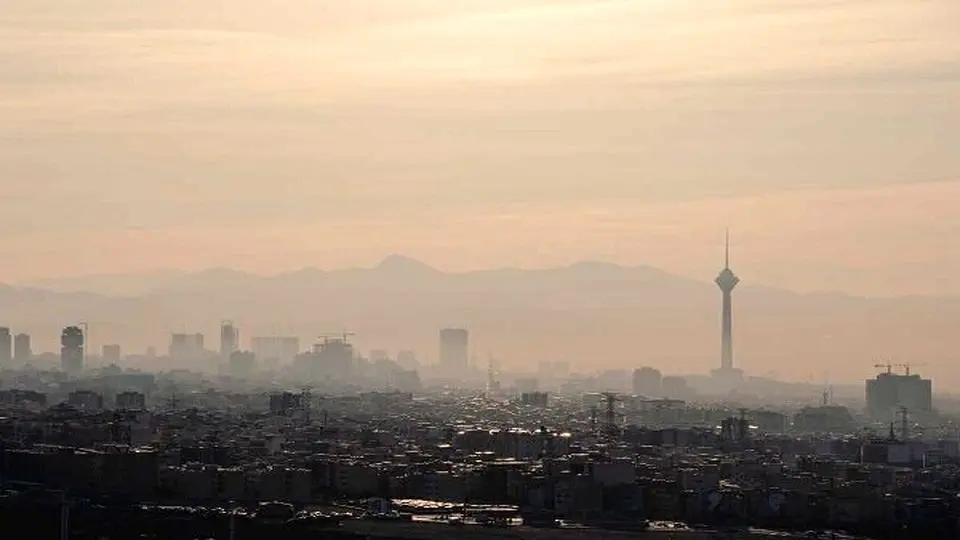 کیفیت هوای تهران در وضعیت ناسالم