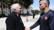 مهمان ویژه کارتال سر تمرین پرسپولیس آمد