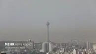 کیفیت هوای تهران در مرز آلودگی