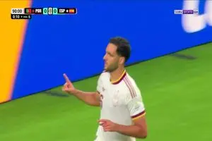 گل اول اسپانیا به پرتغال+ ویدئو