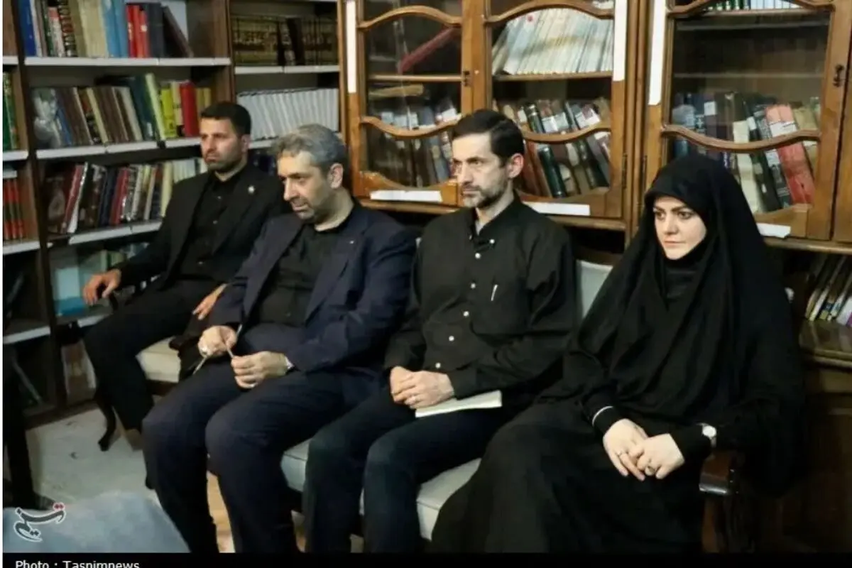 دختر و پسر مسعود پزشکیان در قم +‌ عکس