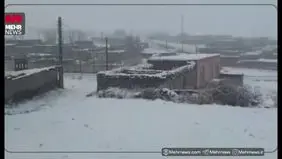 تصاویر زیبا از بارش برف در تکاب و سلماس