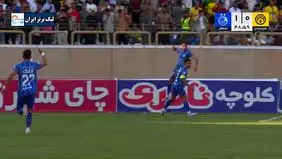 گل دوم استقلال به فجرسپاسی را ببینید + ویدیو