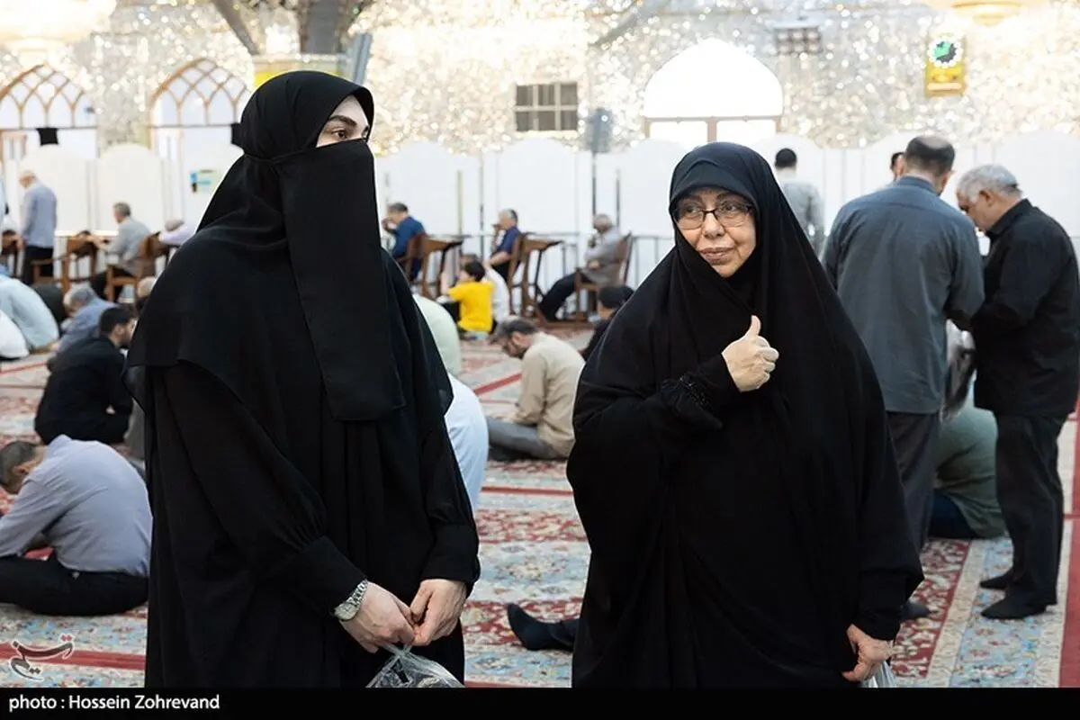 دختر حسین امیرعبداللهیان با پوشش پوشیه + عکس