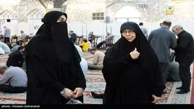 دختر حسین امیرعبداللهیان با پوشش پوشیه + عکس