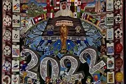 أنامل إیرانیة تحیک سجادة موندیال قطر2022