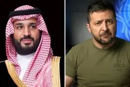 تماس تلفنی زلنسکی با بن سلمان درباره اجرای فرمول صلح کی‌یف

