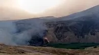 مراتع مرزی سرپل ذهاب در آتش سوخت؛ عملیات مهار آغاز شد