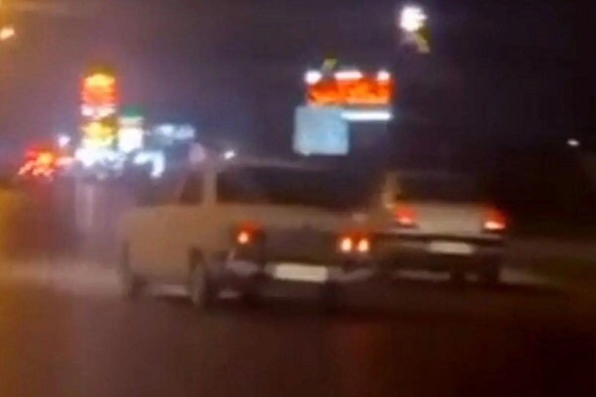 واکنش پلیس به حرکات عجیب راننده پیکان   