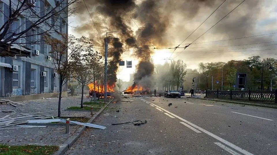 وقوع انفجار در مناطق مختلف اوکراین