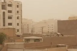 گردوخاک ناگهانی در ۱۰ شهرستان به بالاتر از حد مجاز رسید