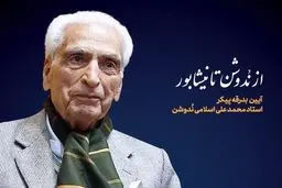 پیکر زنده‌یاد دکتر اسلامی نُدوشن به کشور بازگشت / عکس