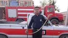 مار یک متری در خودروی شهروند کرمانی+ عکس