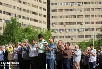 اقامه نماز عید فطر در شهرک اکباتان