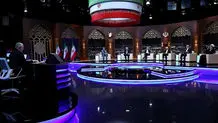 لحظات اولیه حضور کاندیداهای انتخابات ریاست جمهوری در استودیوی مناظره؛ دکور مناظره دوم تغییر کرد/ ویدئو