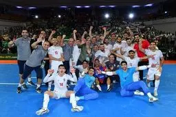 حسب التصنیف الجدید لفیفا....منتخب کرة الصالات الایرانی الاول أسیویا والرابع عالیما