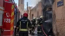 حریق منزل قدیمی در یزد؛ یک نفر جان باخت
